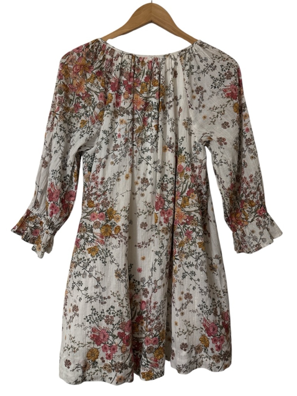 Auguste the Label Carlota Floral Print Cotton Mini Dress Sz 4 NWOT - Picture 4 of 10